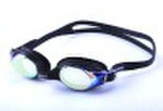 Siliver plated silicone swimming goggles MC-8500