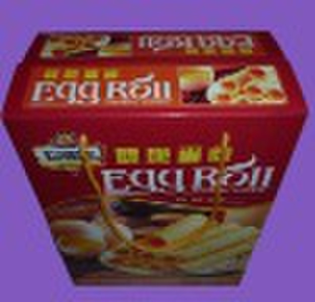 Egg roll paper packaging box