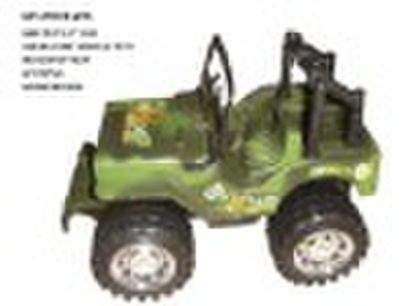 Friction inertia military vehicle toy