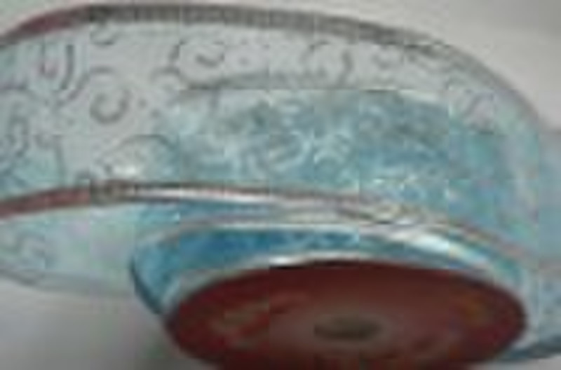 organza spool (bronzing ,flocking ,dye printing) (