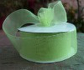 Organza Ribbon (Christmas Fabric )