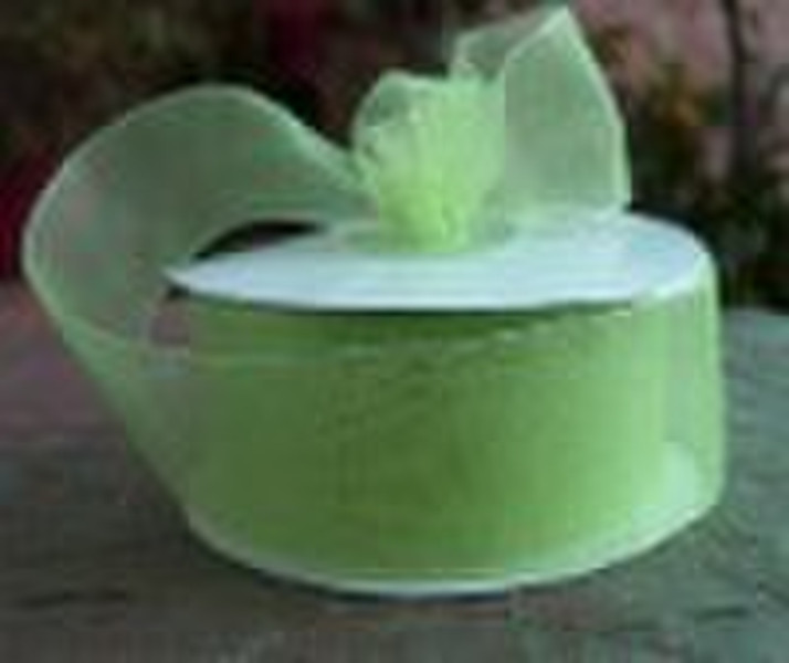 Organza Ribbon (Christmas Fabric )