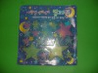 GLOW STICKERS STARS IN BLISTER CARD