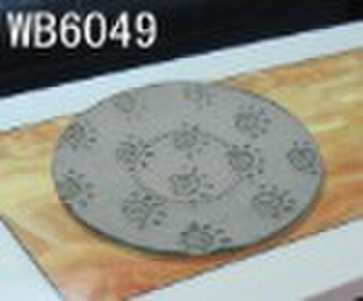 13" Round Glass Plate