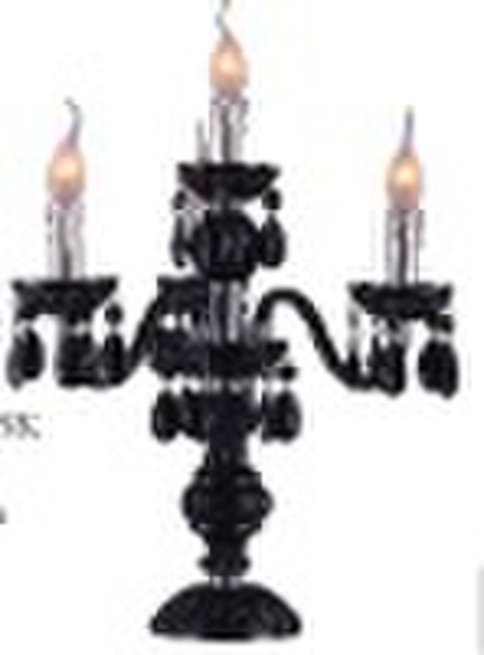 L8C0008-3+1T-BK Black Table Lamp