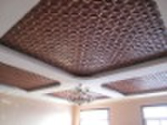 embossed  leather ceiling panel, wall panel system