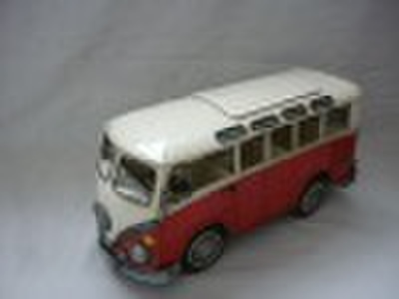 Red & White School Bus
