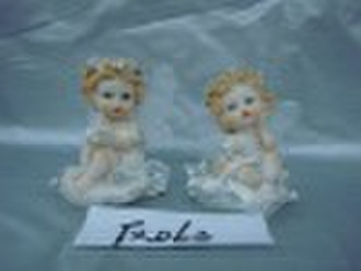 Polyresin resin angel fairy for decoration and gif