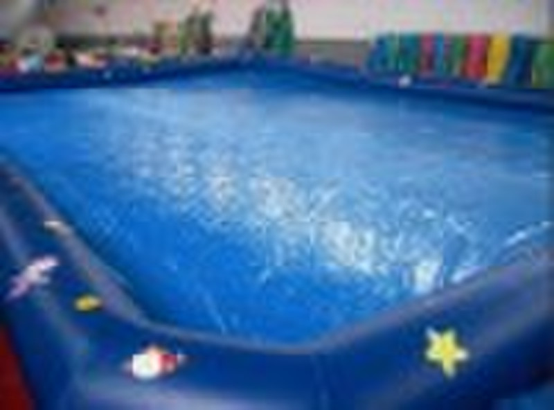 pvc inflatable pool have a moving water paradise