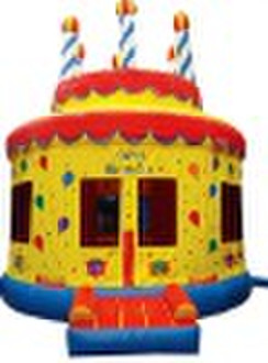 надувной замок (День рождения торт замок, надувные