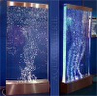 Free standing water bubble panel,indoor waterfall