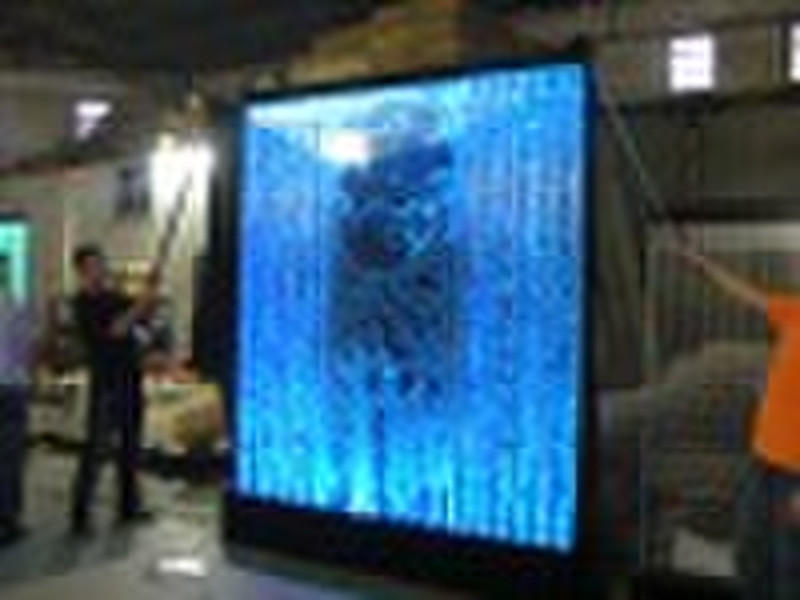 Free standing water bubble panel,indoor waterfall