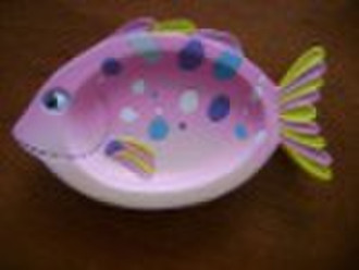 Resin fish shaped soap displayer