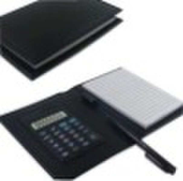 Calculator PU Leather Notebooks