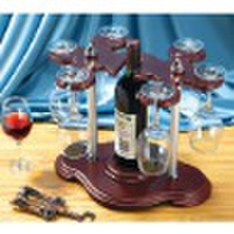 Bar counter wine set