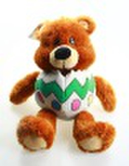 Stuffed Easter Decoration bear in egg