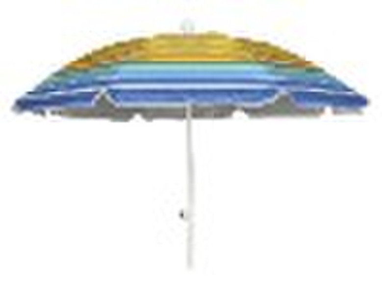 Silver-coated Leisure Garden/Beach Umbrella