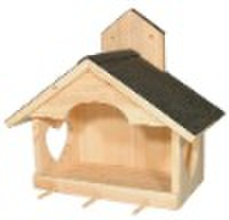 wooden bird house