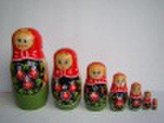 wooden russian doll