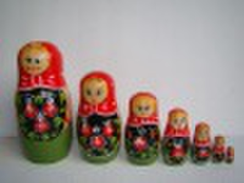 wooden russian doll