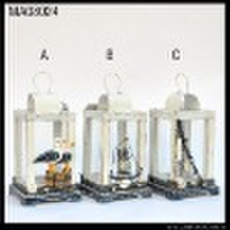 wooden candle holder