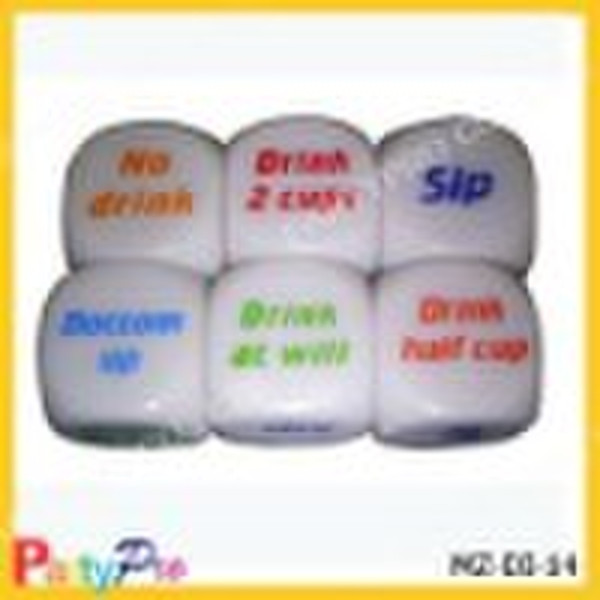 ABS printing dice, dice,  plastic dice, gambling d