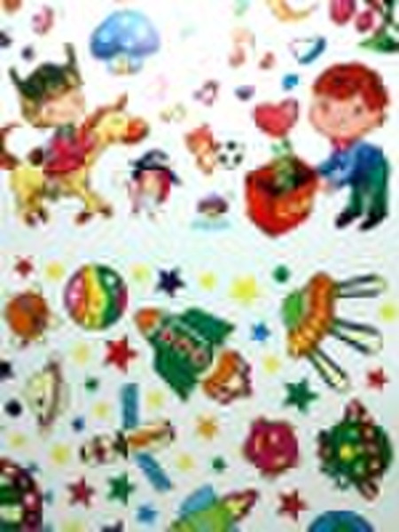 Geben Sie Kindern sticker --- PVC-Druckservice