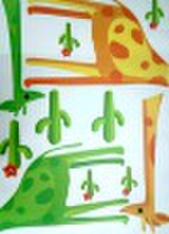 Bieten Giraffe Cartoon-Aufkleber - UV-Druck Ser