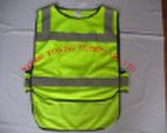 High visibility safety reflective vest