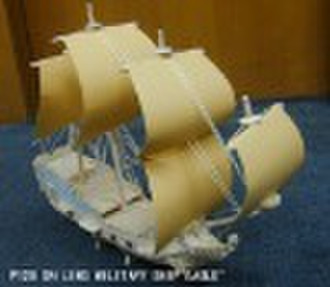 wooden toy ship