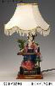 Harz-Kunsthandwerk (Classical Chinese Lady Lamp)