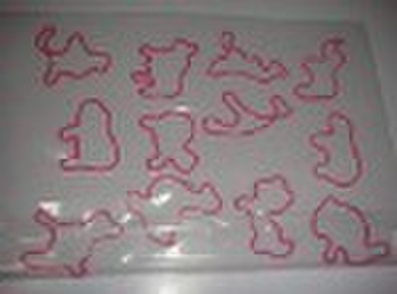 animal shape rubber band