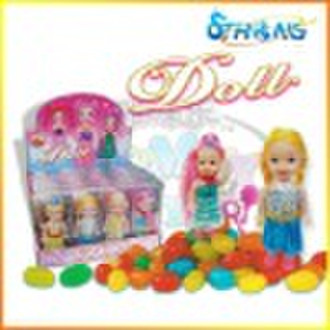 Lovely Doll jelly bean candy toys