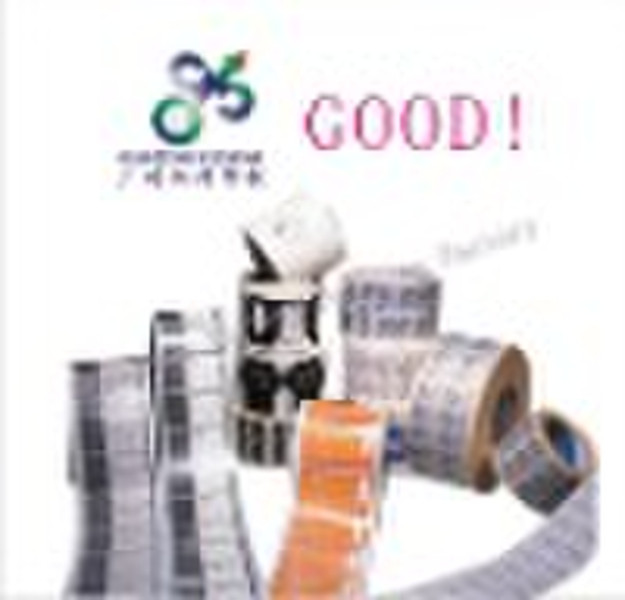 printed roll self adhesive label