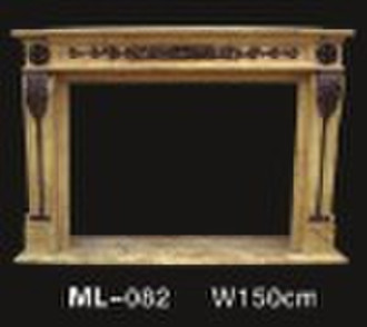 marble fireplace