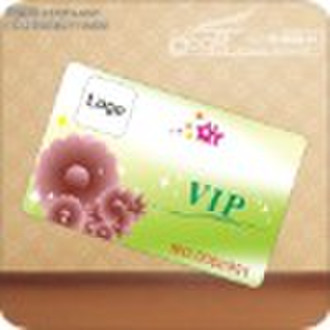 plastic membership card