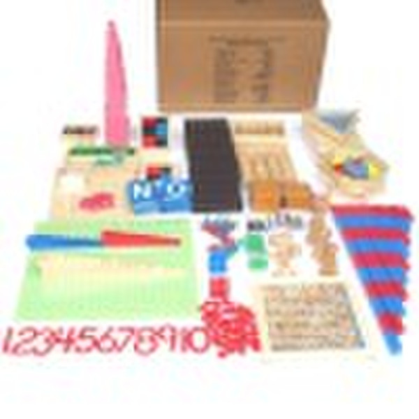 Family set montessori material educational equipme