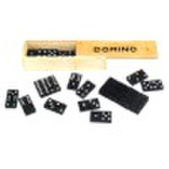 wooden toy domino game