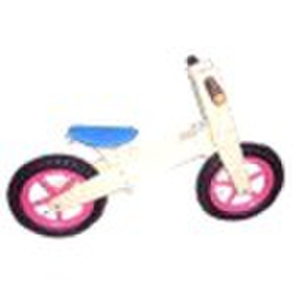 Wooden toy kids bike