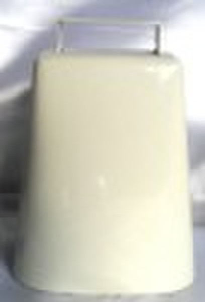 5.5" White kentucky style cowbell A2-C051