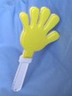 Yellow and white 12'' hand clappers for fu