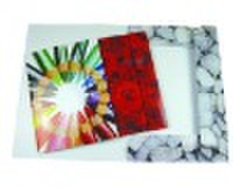 Printed Paper File elastic folder