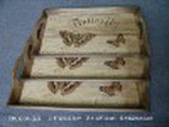 2010 new design wooden tray