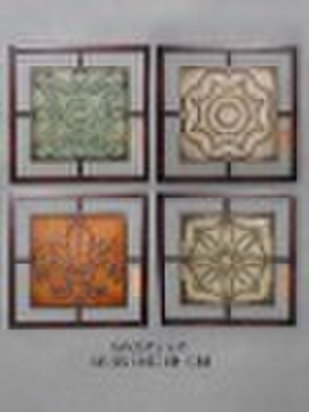 square wall home decotative metal art