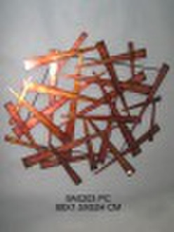 abstract metal wall art
