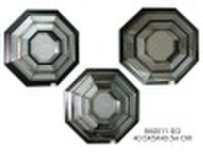 Octagonal MDF wall mirror
