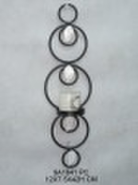 metal wall candle holder