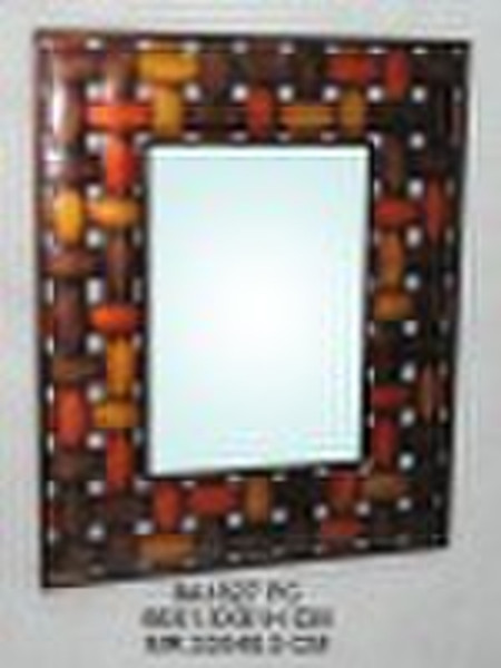 metal rectangle home decorative wall mirror