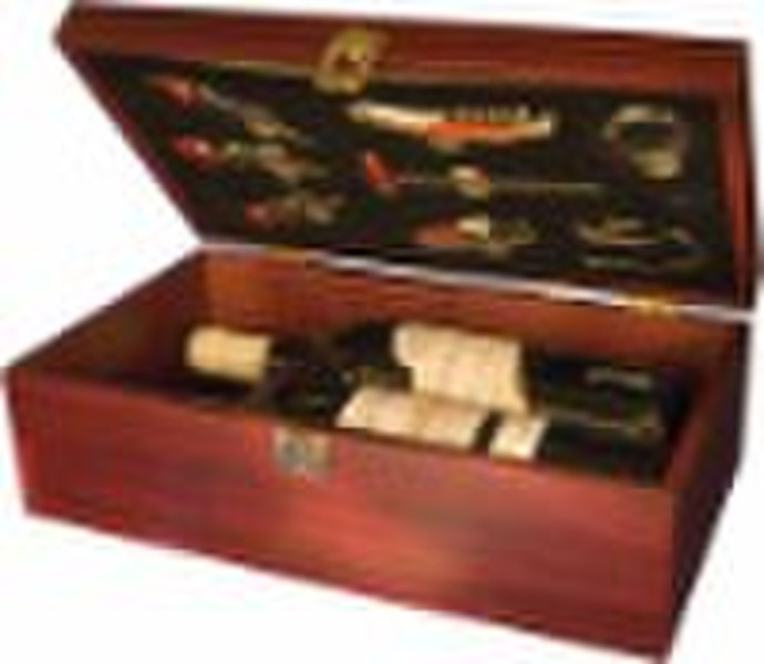 the laster wine wooden packing box