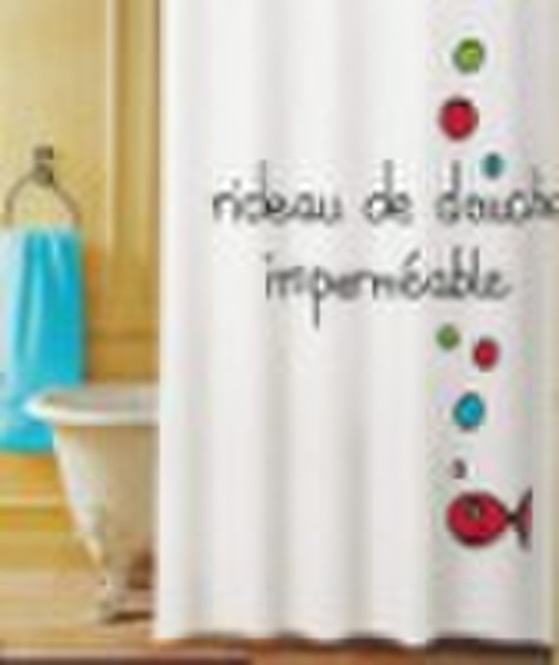 Shower Curtain With Property of Water-proof